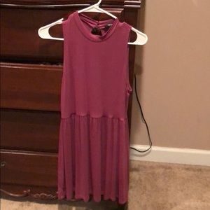 Open back flouncy tunic.